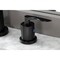 Kingston Brass FSC8930SVL Widespread Bathroom Faucet with Brass Pop-Up, Matte Black FSC8930SVL - alternate 4